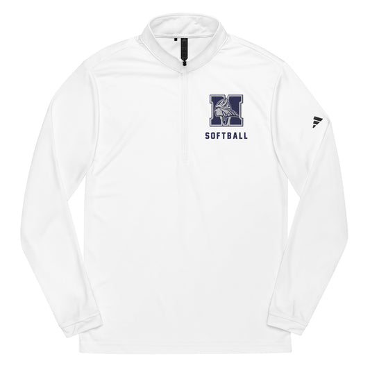 Adult Maclay Softball  Adidas Quarter Zip Pullover