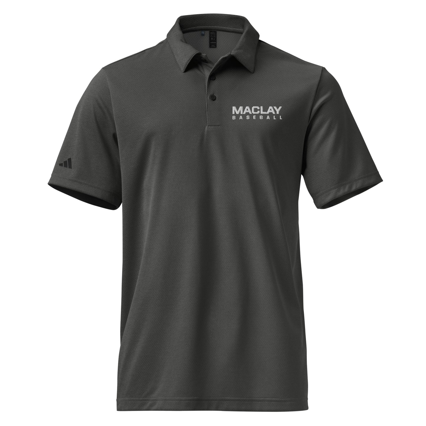 Adult Maclay Baseball Adidas Space-Dyed Polo
