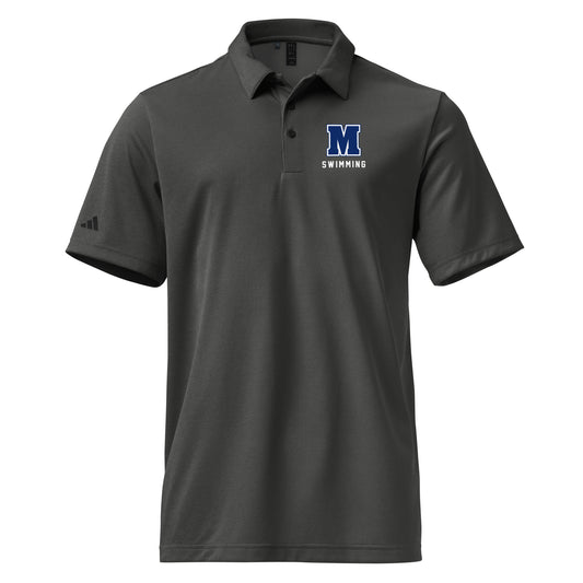 Adult Maclay Swimming Adidas Space-Dyed Polo Shirt