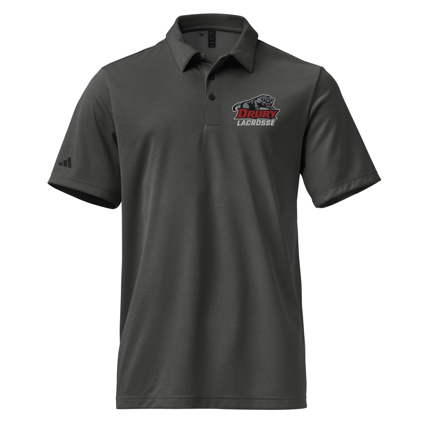 Adult Drury Lacrosse Adidas Space-Dyed Polo