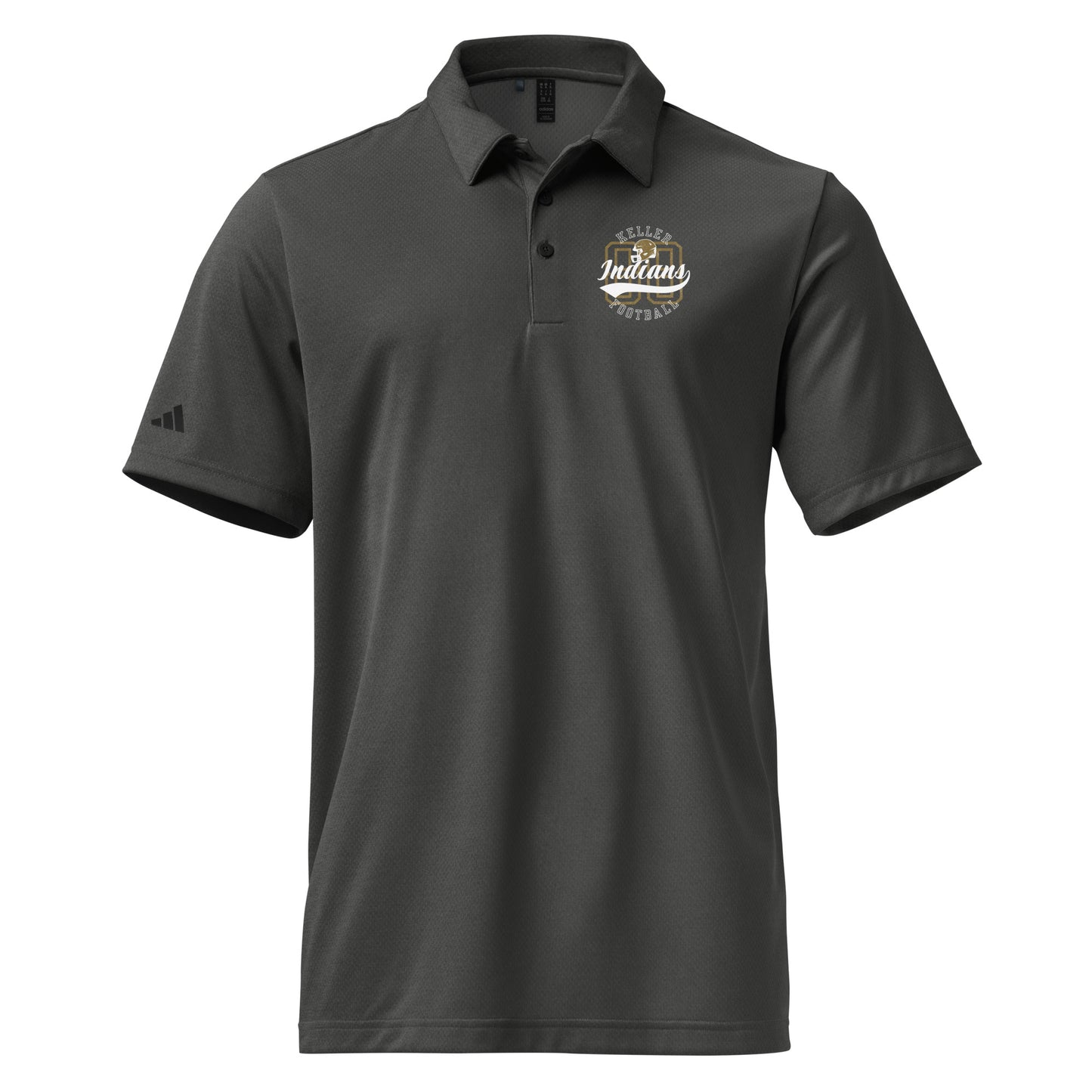 Adult Keller Football Adidas Space-Dyed Polo