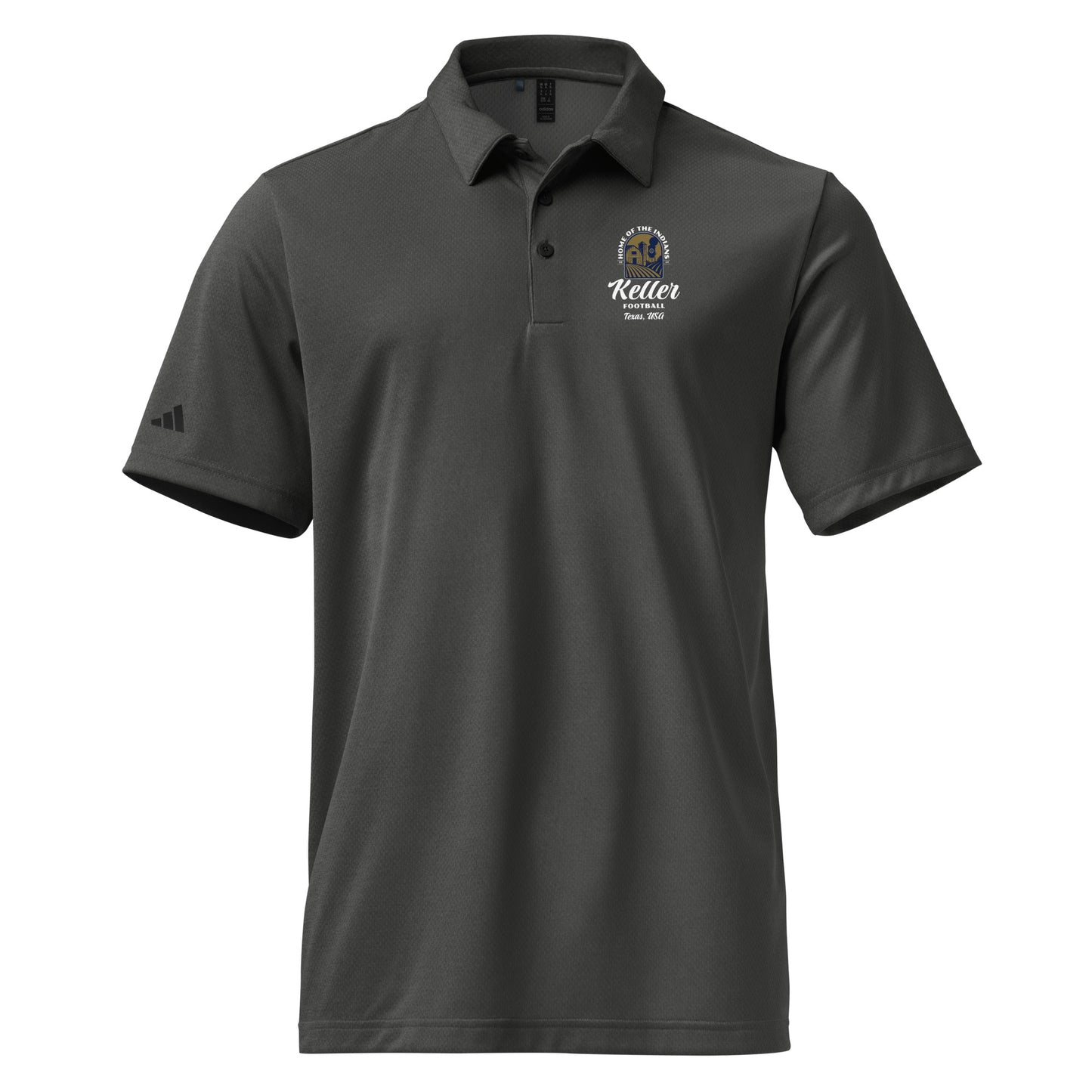 Adult Keller Football Track & Field Adidas Space-Dyed Polo