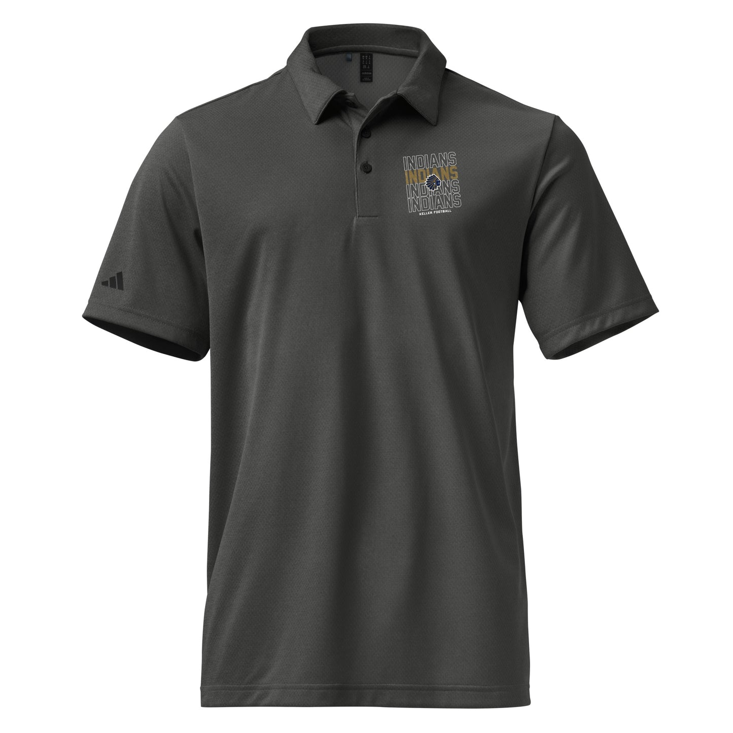 Adult Keller Football Track & Field Adidas Space-Dyed Polo