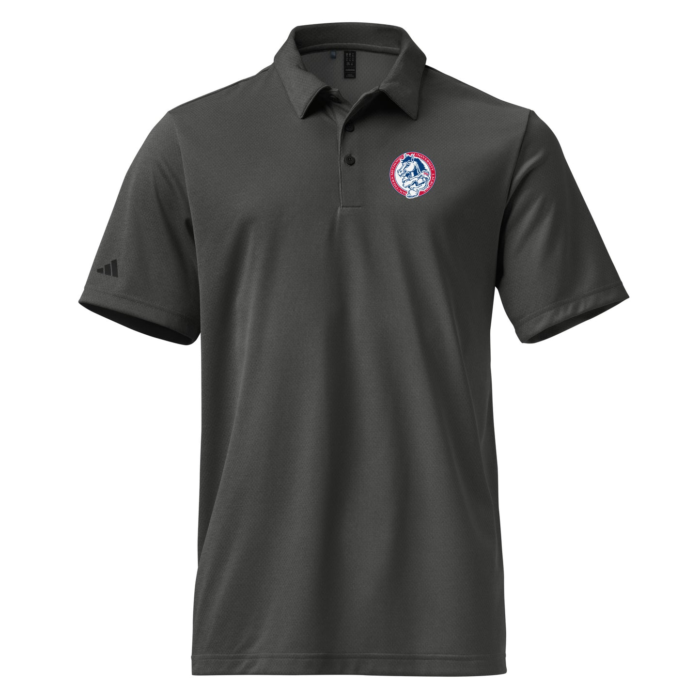 Adult SMU Lacrosse Adidas Space-Dyed Polo Shirt