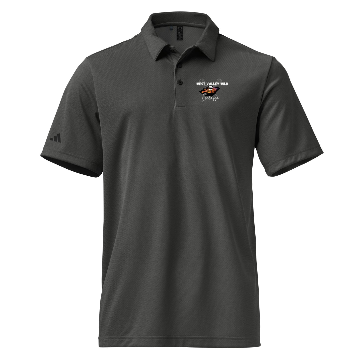 Adult WVW Lacrosse Adidas Space-Dyed Polo Shirt
