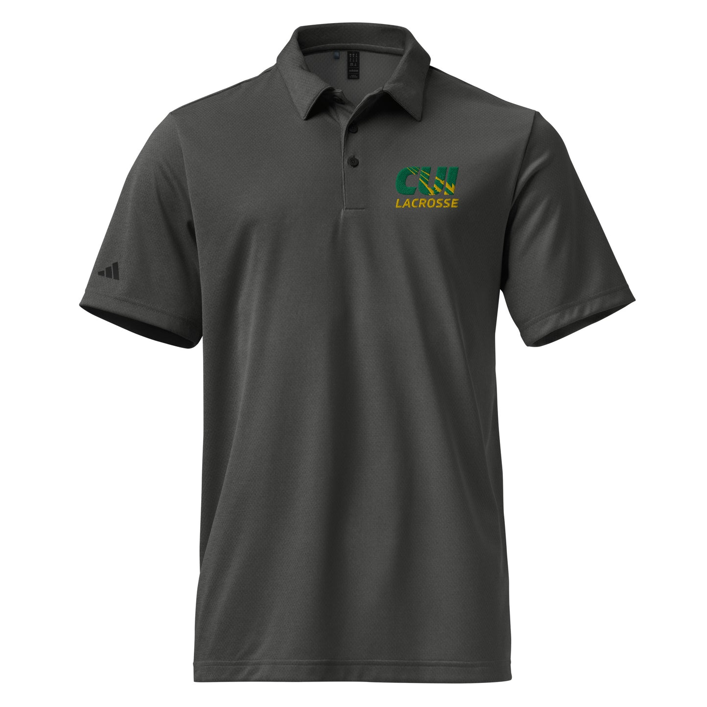Adult CUI Lacrosse Adidas Space-Dyed Polo Shirt