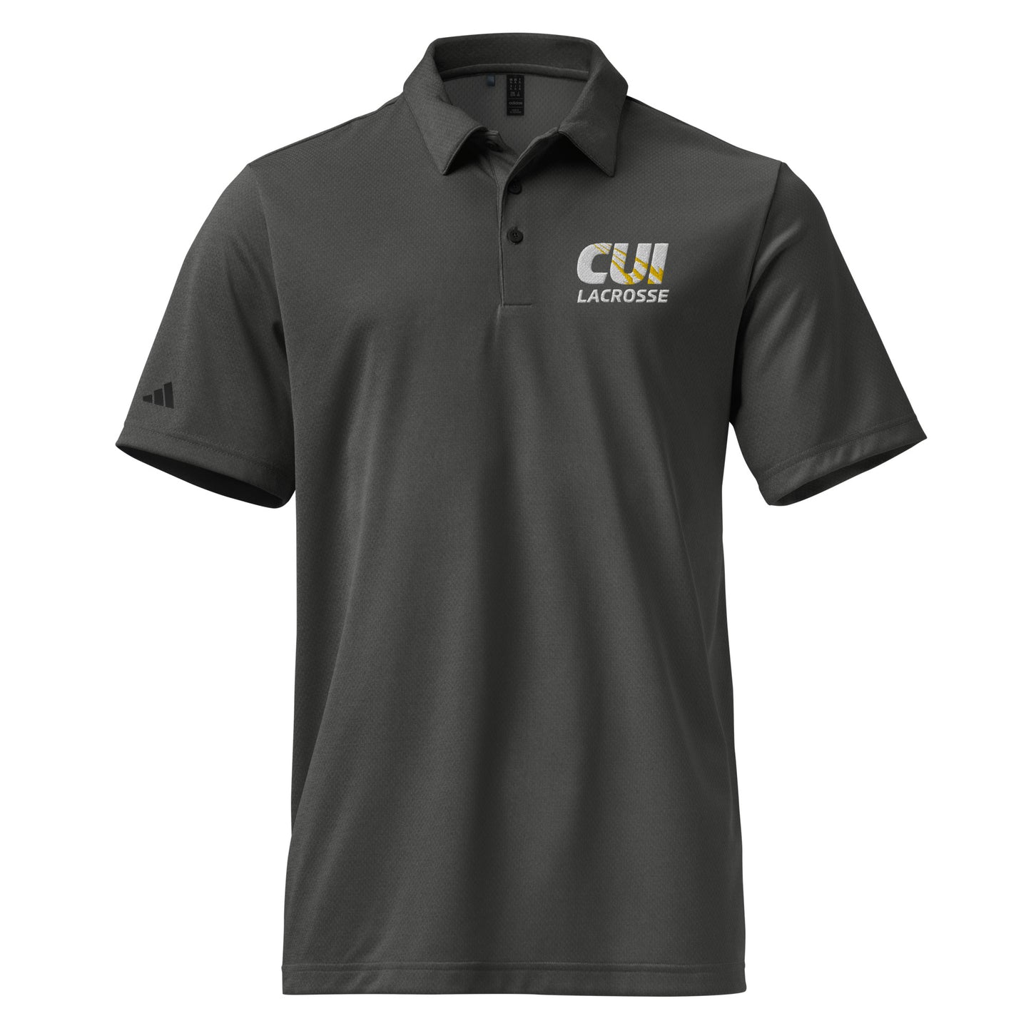 Adult CUI Lacrosse Adidas Space-Dyed Polo Shirt