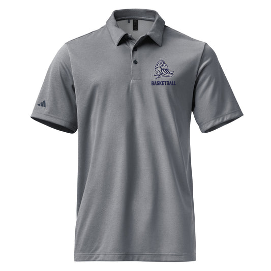 Adult Maclay Basketball Adidas Space-Dyed Polo Shirt