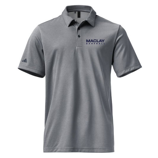 Adult Maclay Baseball Adidas Space-Dyed Polo