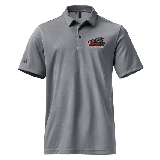 Adult Drury Lacrosse Adidas Space-Dyed Polo
