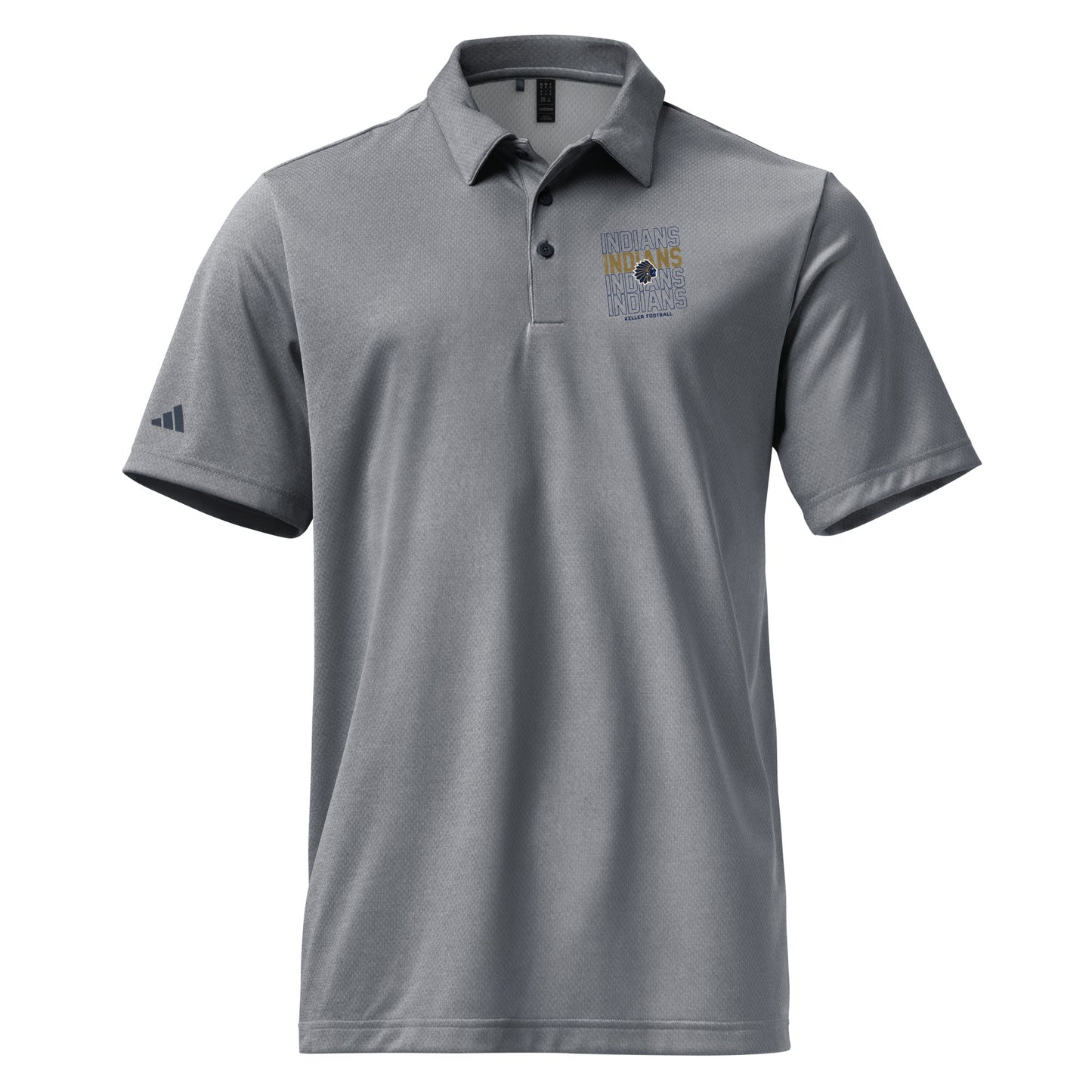 Adult Keller Football Track & Field Adidas Space-Dyed Polo