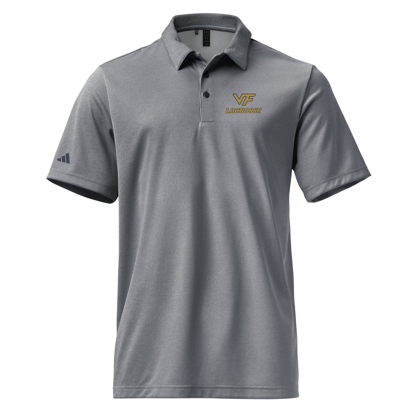 Adult Vallivue Lacrosse Adidas Space-Dyed Polo