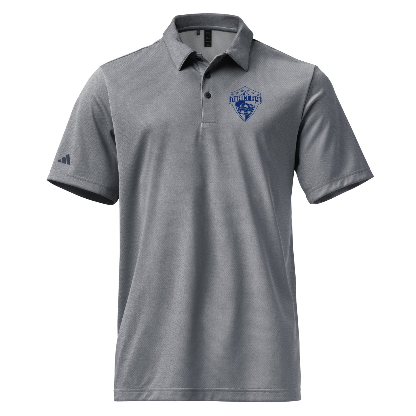 Adult Maclay Soccer Adidas Space-Dyed Polo