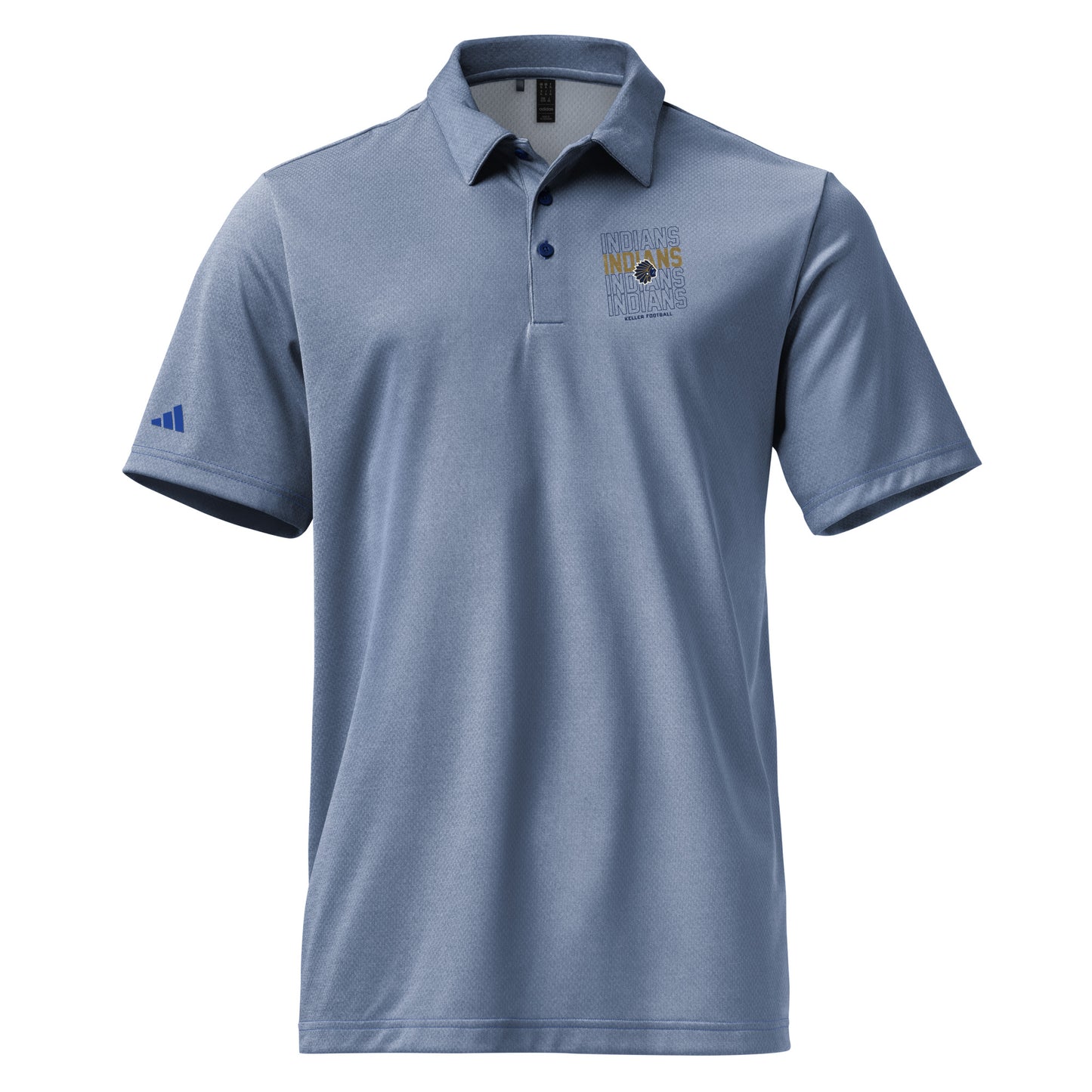 Adult Keller Football Track & Field Adidas Space-Dyed Polo