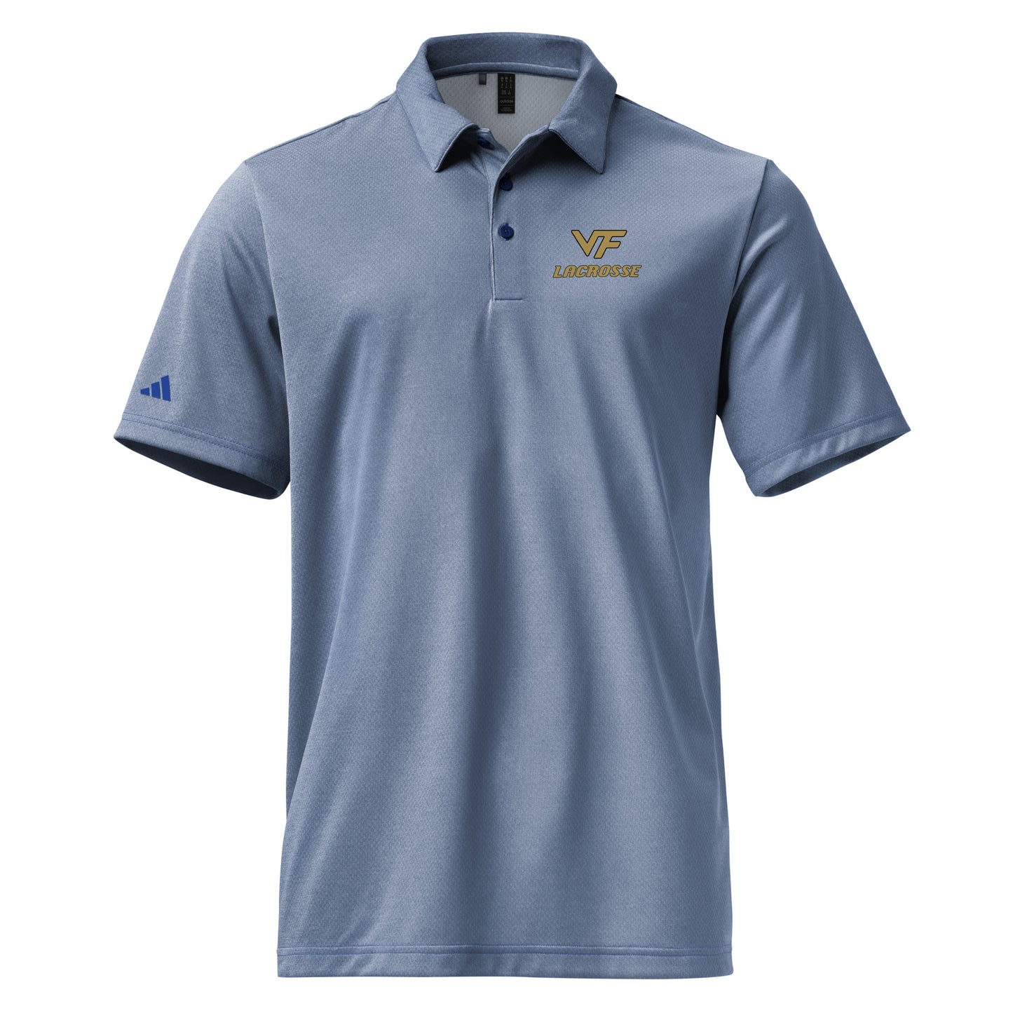 Adult Vallivue Lacrosse Adidas Space-Dyed Polo