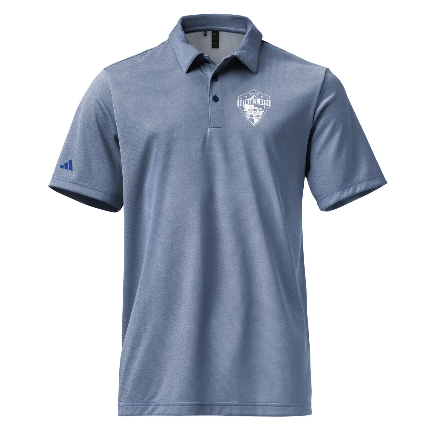 Adult Maclay Soccer Adidas Space-Dyed Polo