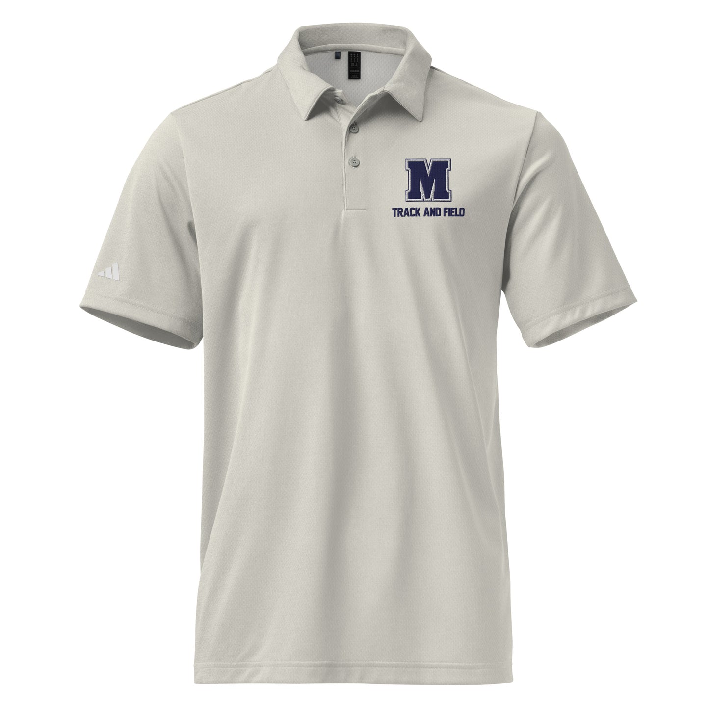 Adult Maclay Track & Field Adidas Space-Dyed Polo