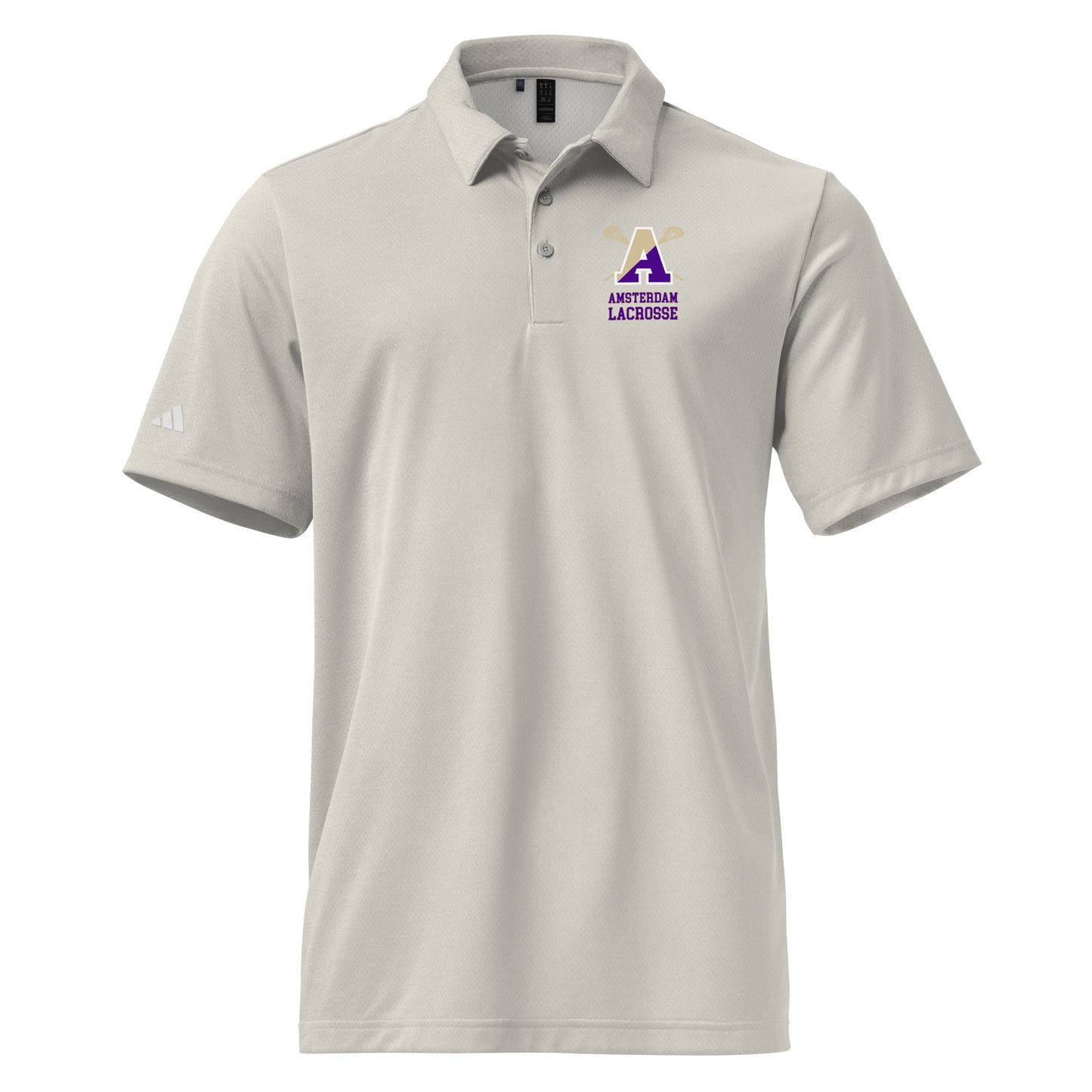 Adult Amsterdam Lacrosse Adidas Space-Dyed Polo Shirt