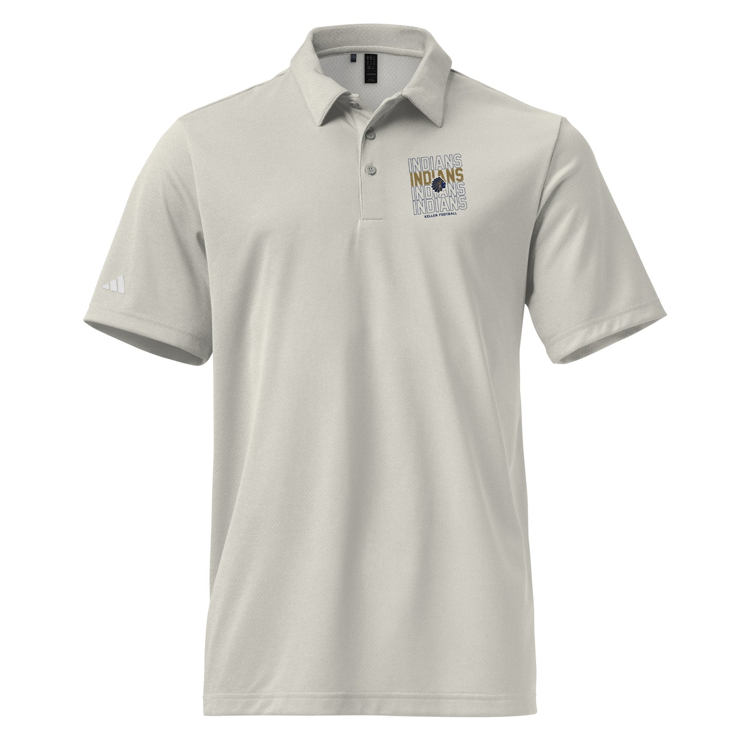 Adult Keller Football Track & Field Adidas Space-Dyed Polo