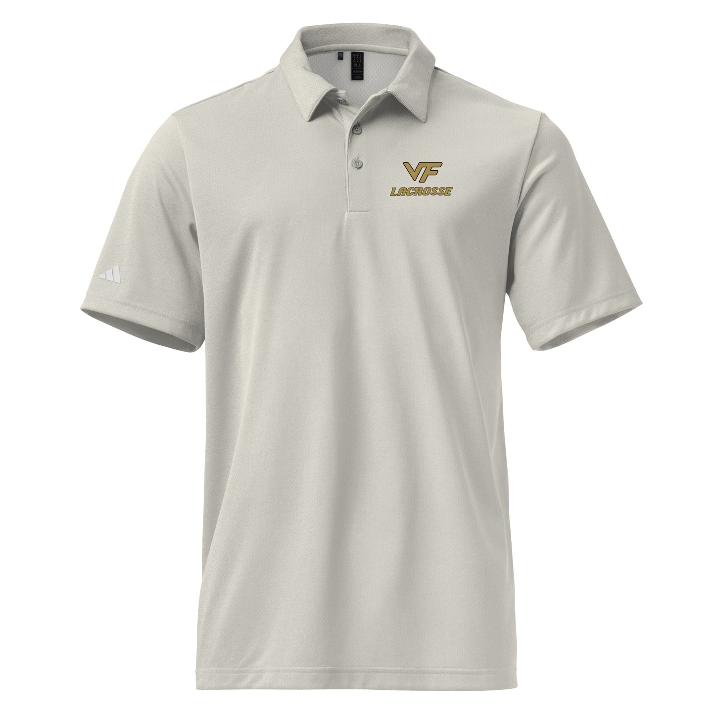Adult Vallivue Lacrosse Adidas Space-Dyed Polo
