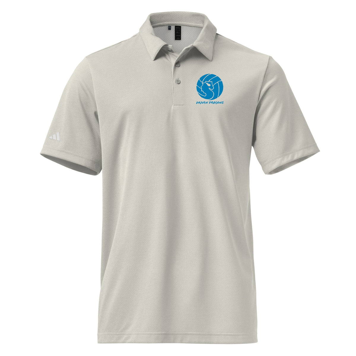 Adult Driven Dragons Adidas Space-Dyed Polo