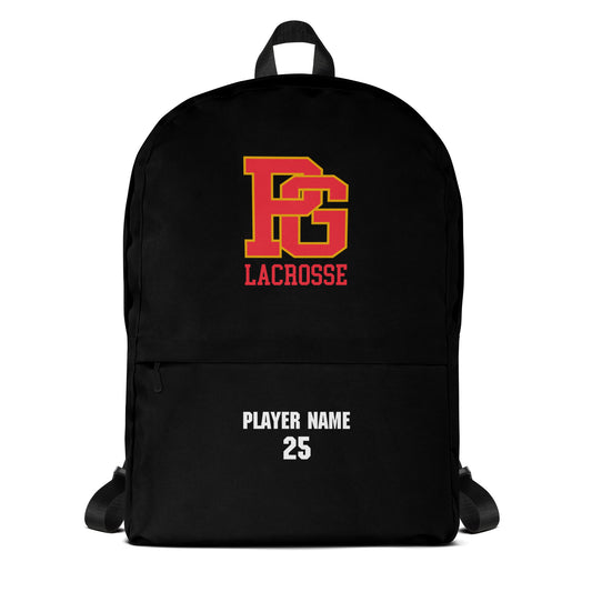 Pacific Grove High School Men's Lacrosse Backpack - Personalized