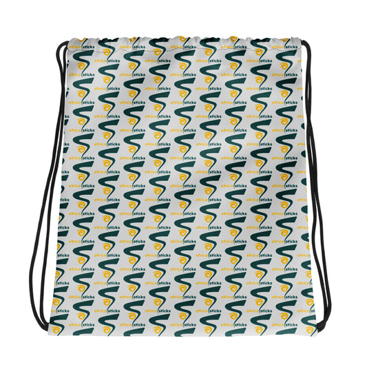 Africa Sticks Drawstring Bag