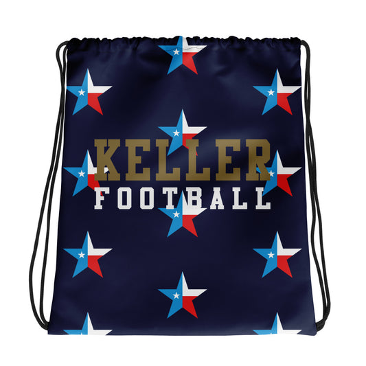Keller Football Drawstring Bag