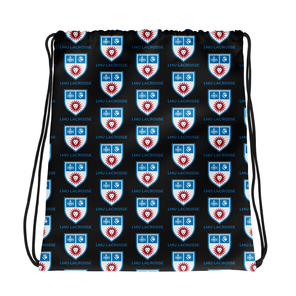 LMU Men's Lacrosse Drawstring Bag