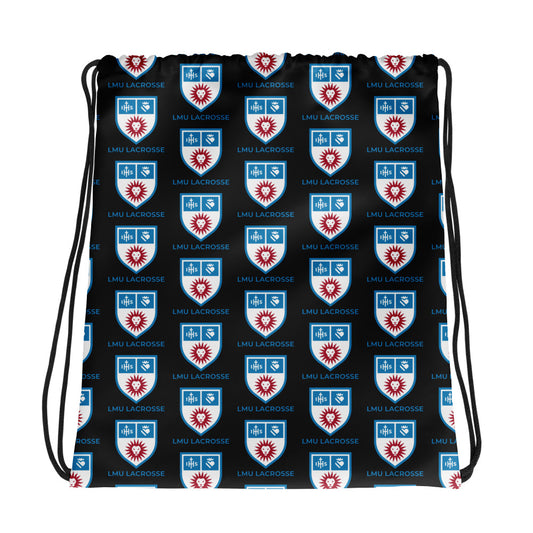 LMU Men's Lacrosse Drawstring Bag