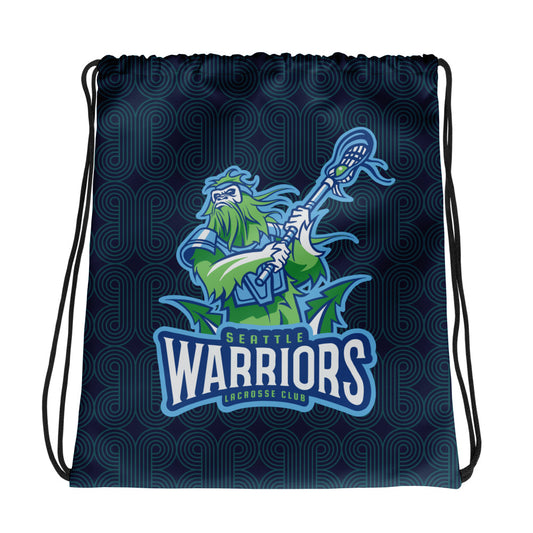 Seattle Warriors Lacrosse Drawstring Bag