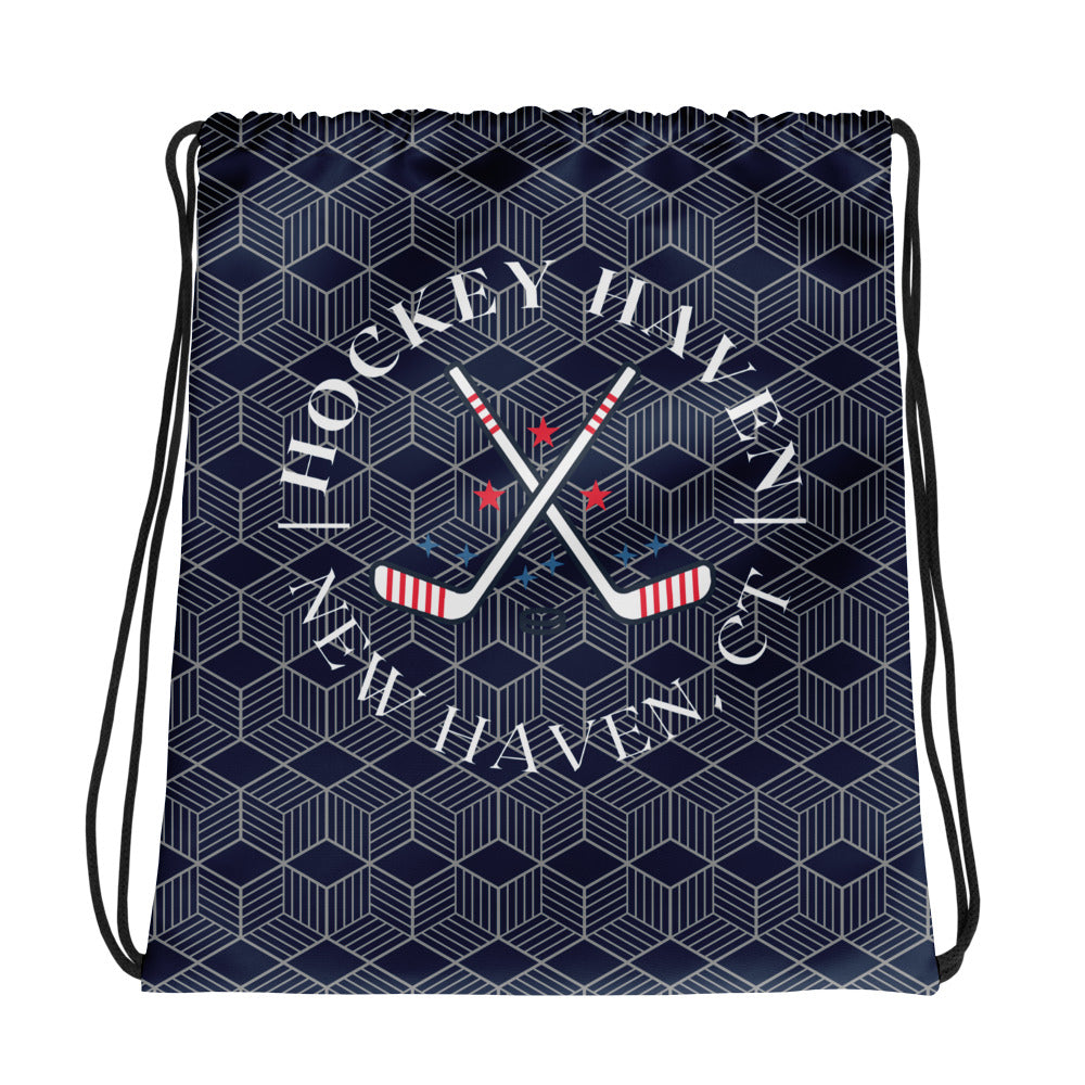 Hockey Haven Drawstring Bag