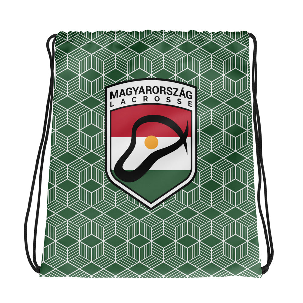 Hungary Lacrosse Drawstring Bag