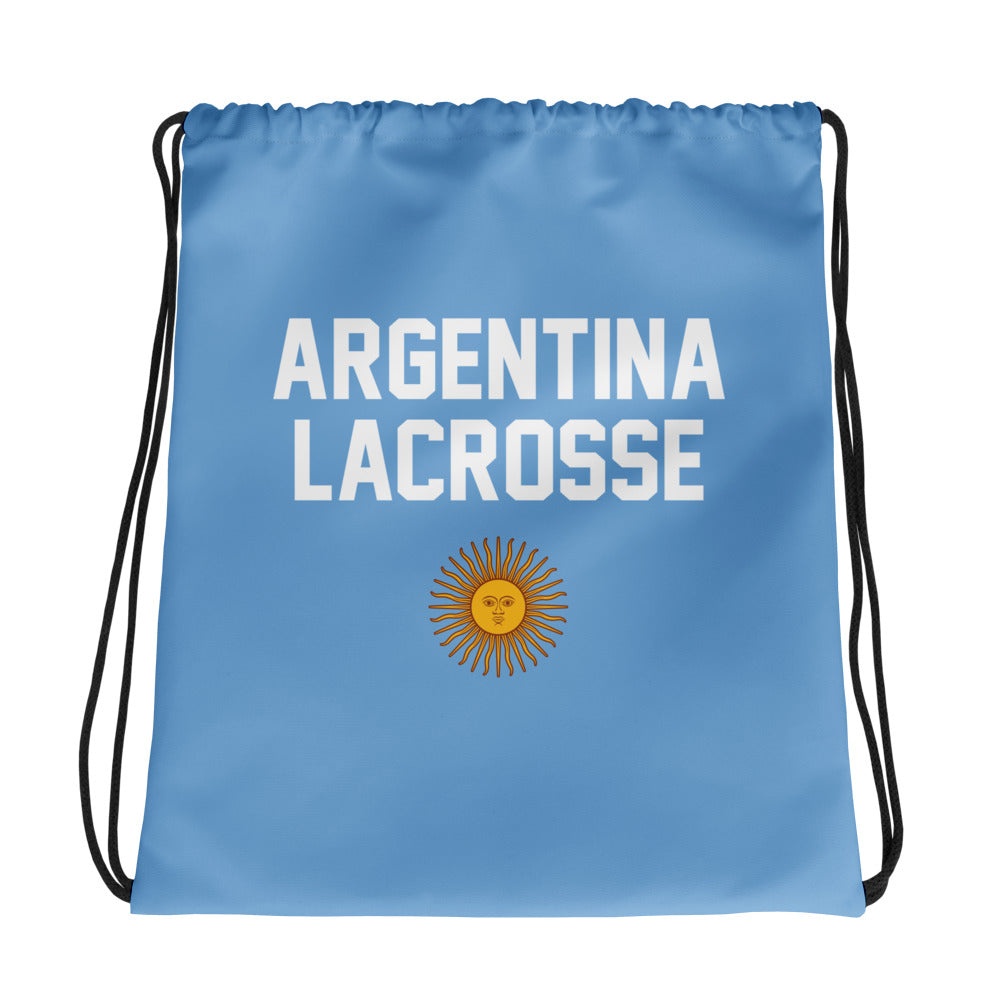 Argentina Lacrosse Drawstring Bag