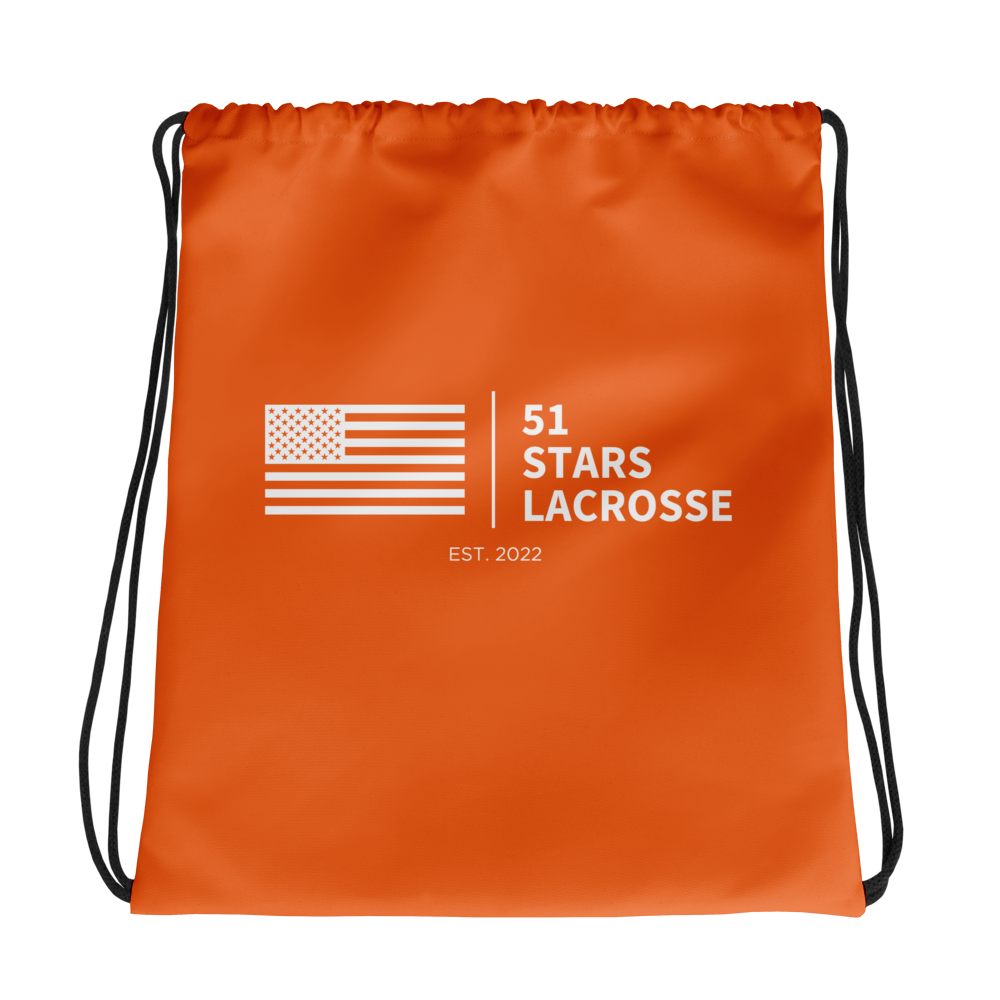 51 Stars Lacrosse Drawstring Bag