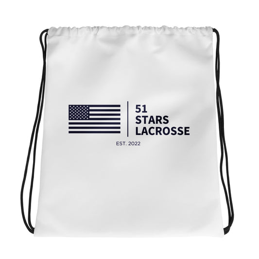51 Stars Lacrosse Drawstring Bag