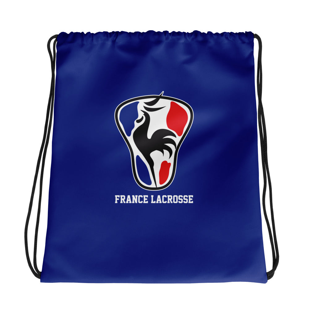 France Lacrosse Drawstring Bag
