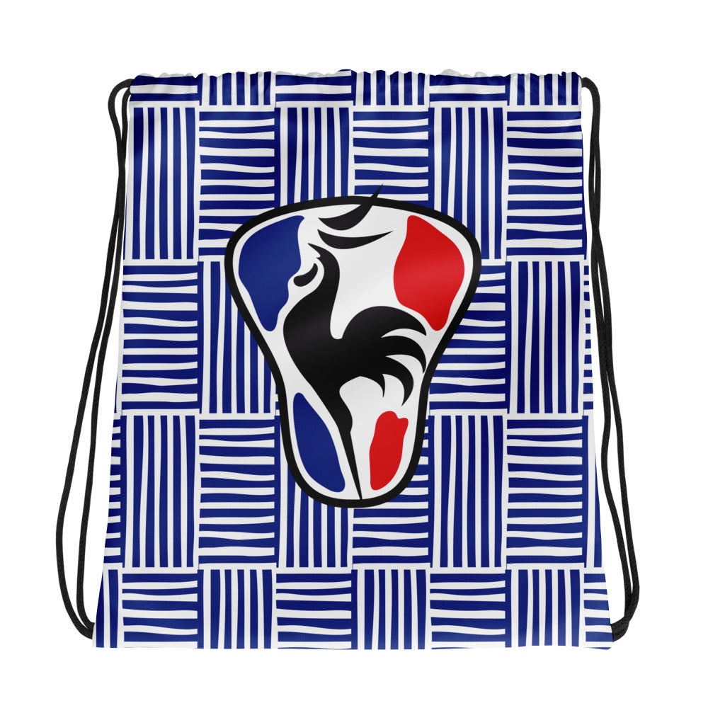 France Lacrosse Drawstring Bag