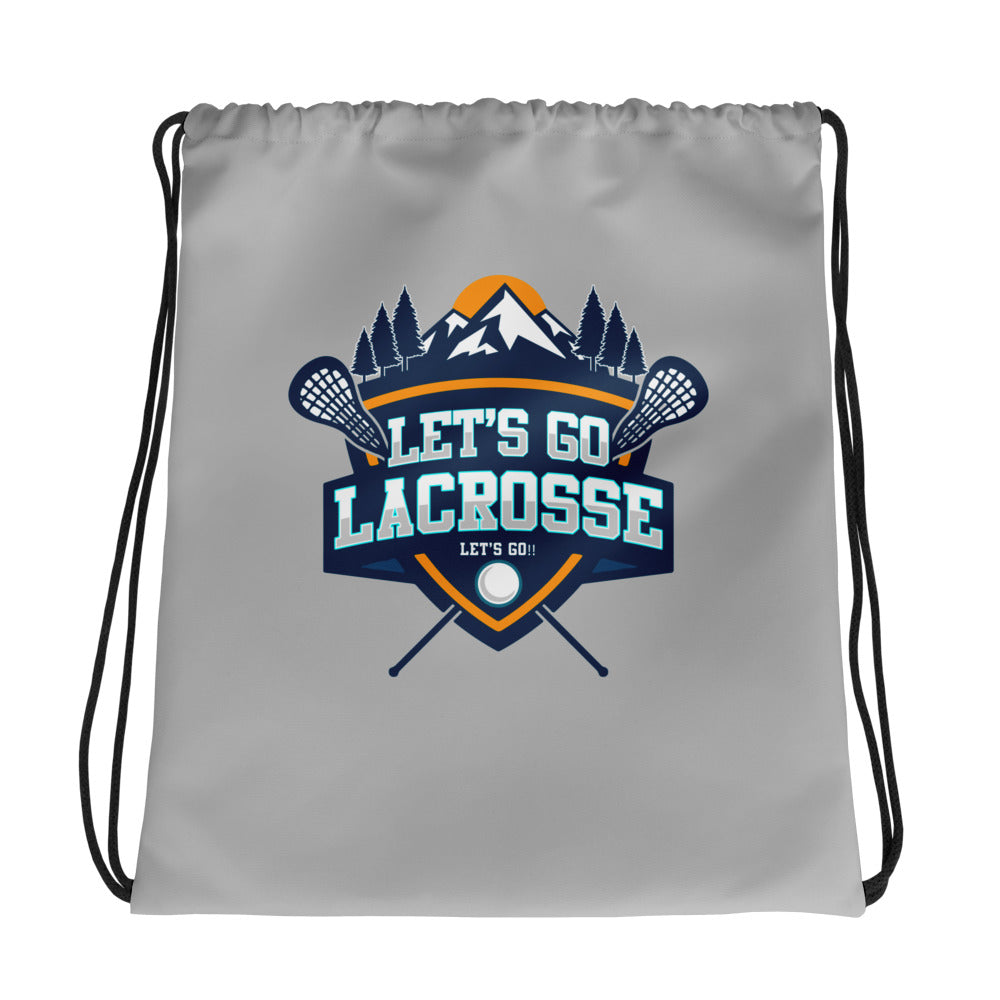 The Let's Go Lacrosse Drawstring Bag