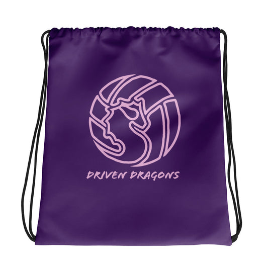 Driven Dragons Drawstring Bag