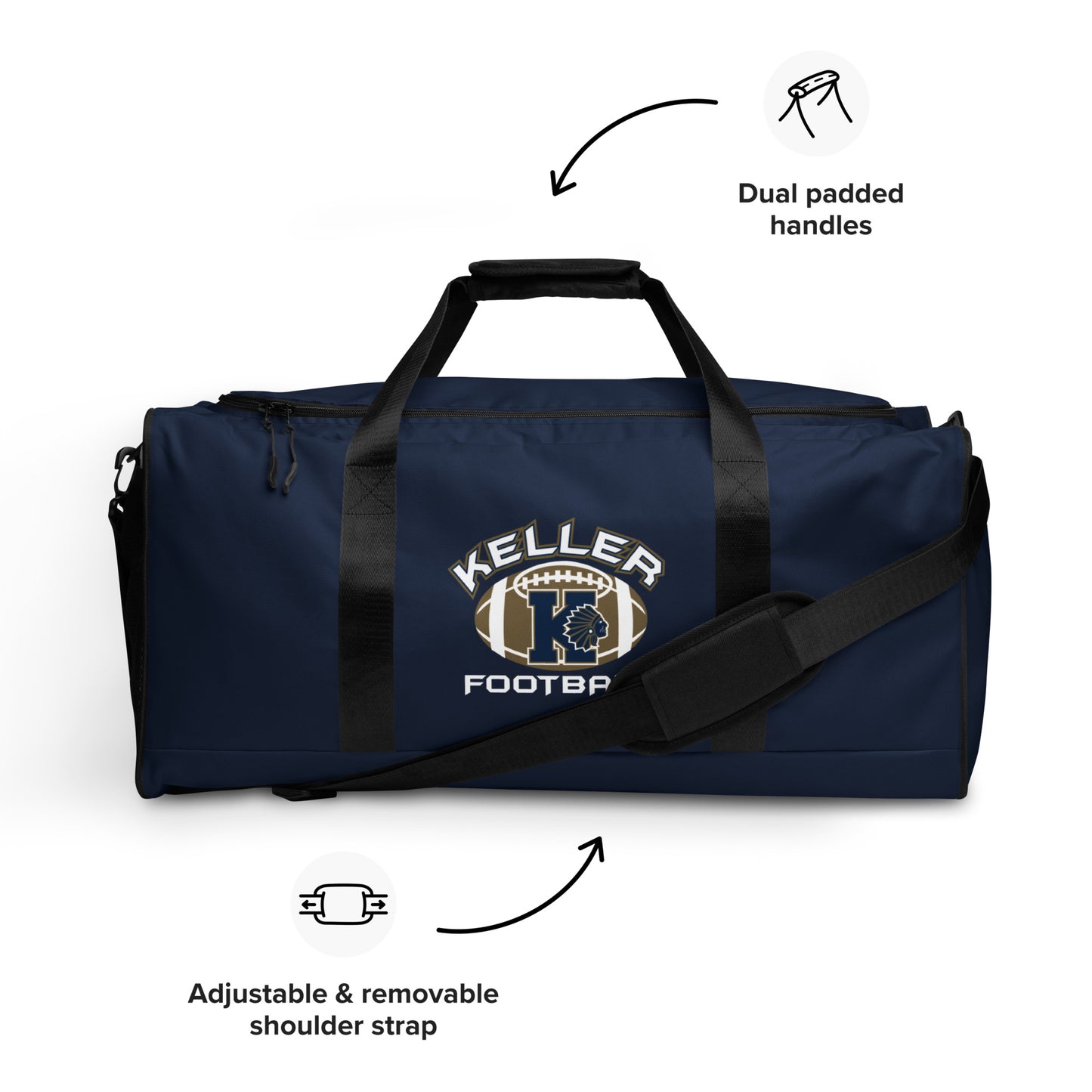 Keller Football Duffle Bag