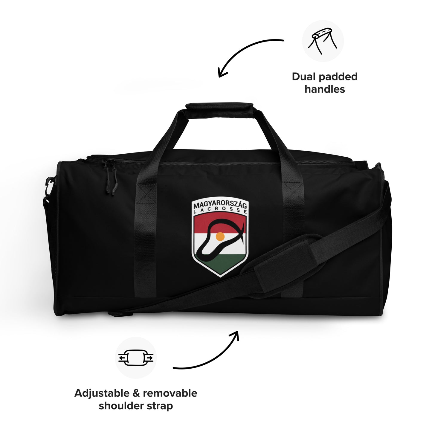 Hungary Lacrosse Duffle Bag