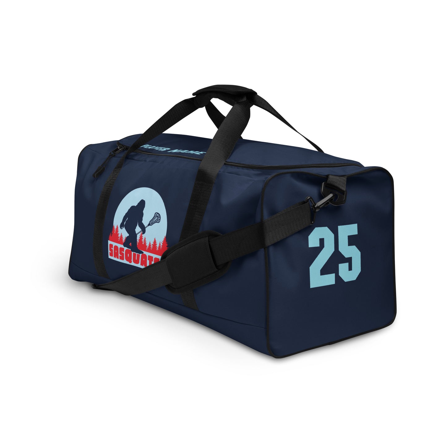 Sasquatch Lacrosse Duffle Bag - Personalized