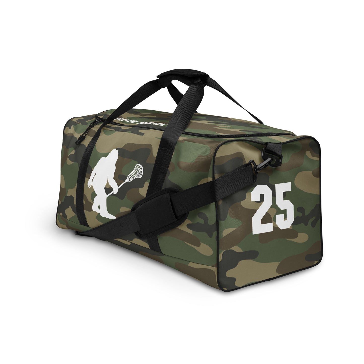 Sasquatch Lacrosse Duffle Bag - Personalized