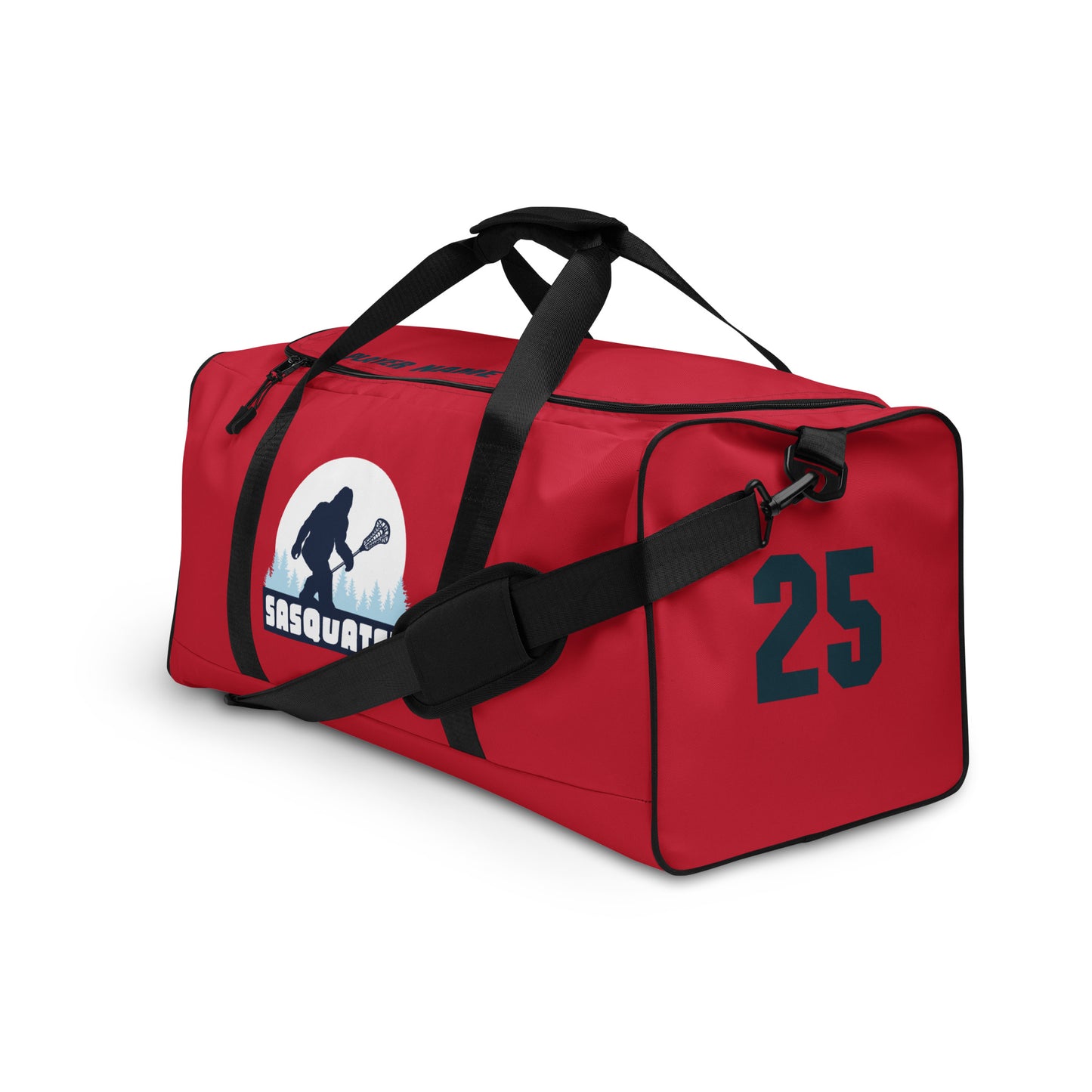 Sasquatch Lacrosse Duffle Bag - Personalized