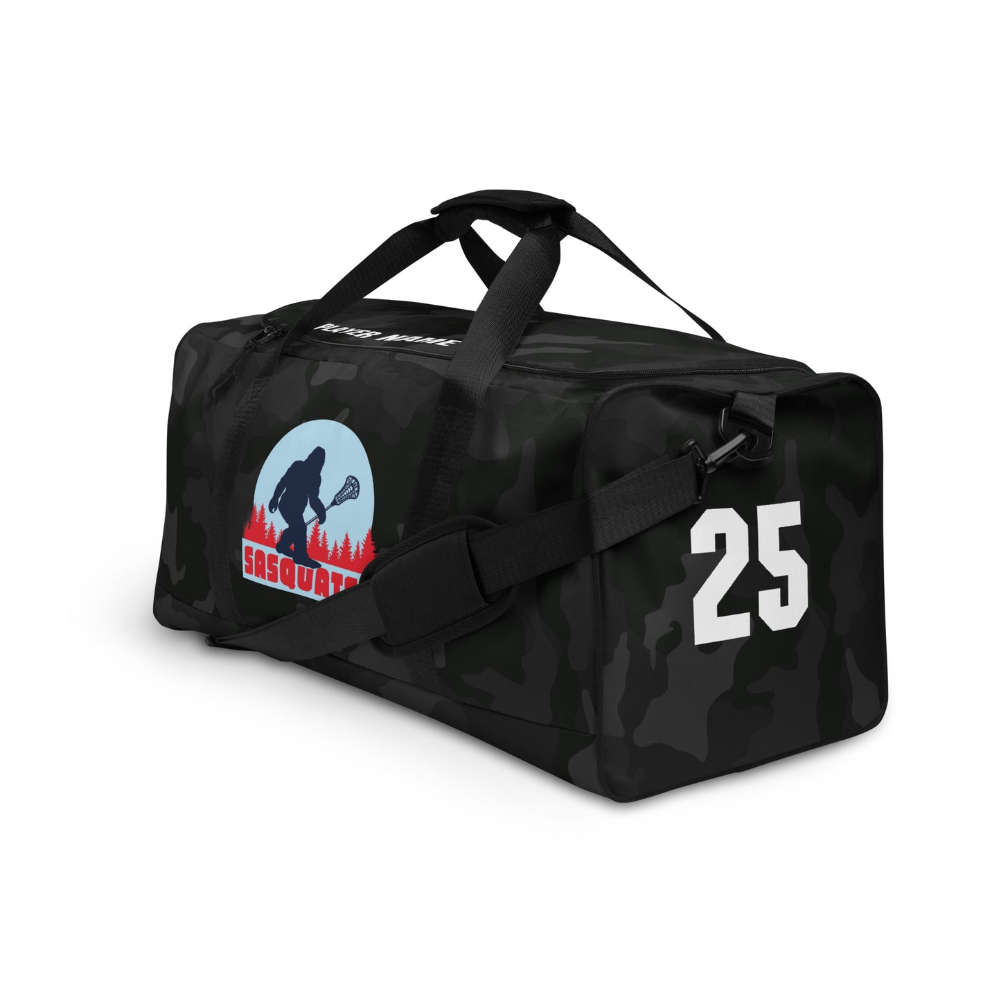 Sasquatch Lacrosse Duffle Bag - Personalized
