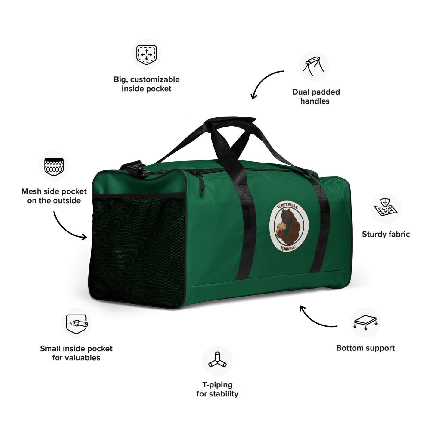 Knoxville Shiners Duffle Bag
