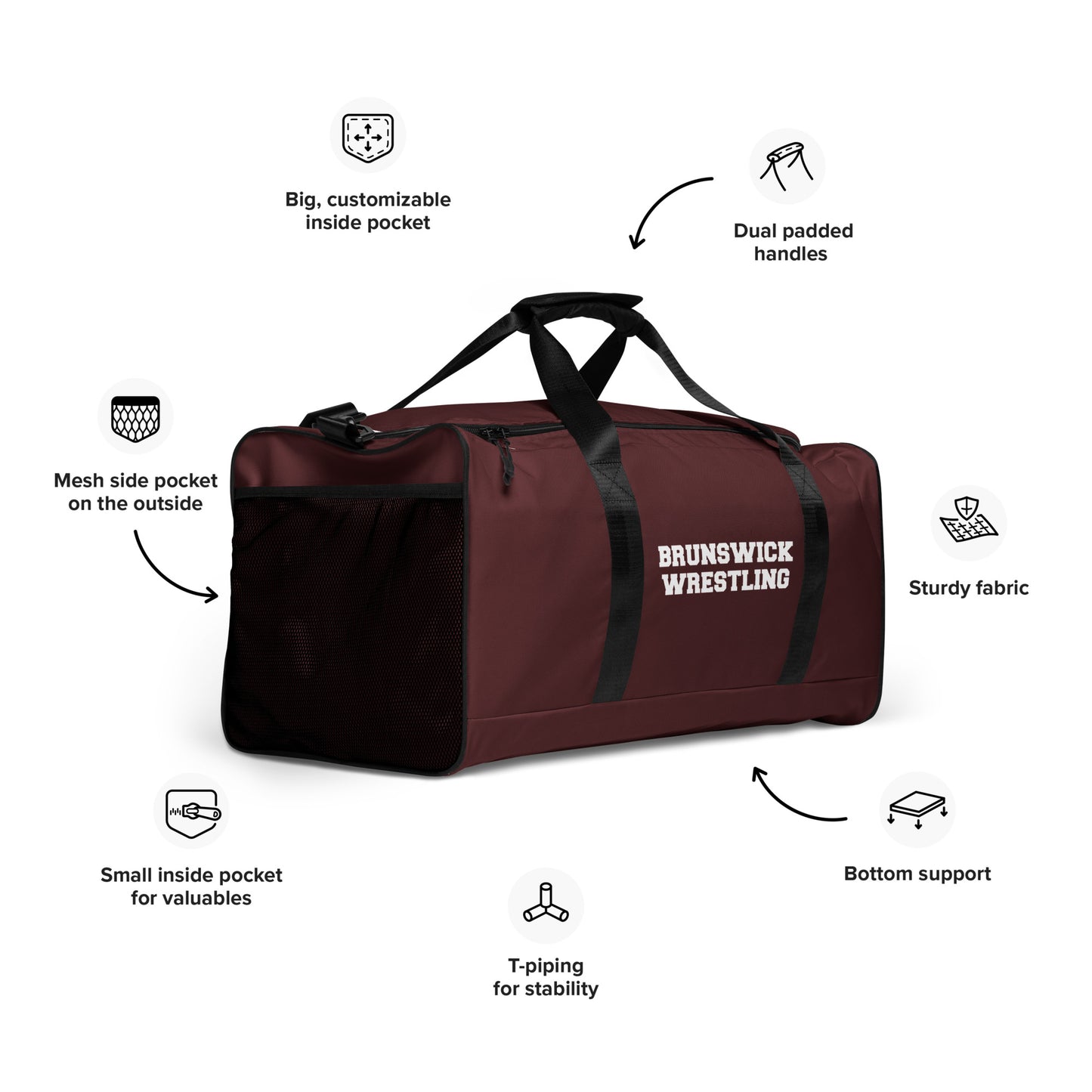 BJR Wrestling Duffle Bag