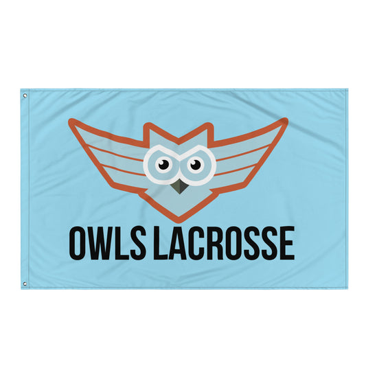 OWLS Lacrosse Wall Flag (1-sided)