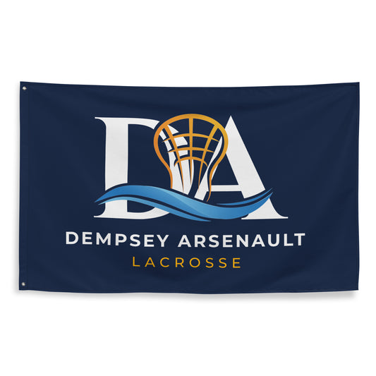 Dempsey Arsenault Lacrosse Wall Flag
